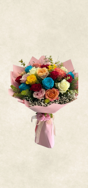 20 İthal mix gül buketi 20 İthal mix gül buketi