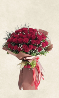 51 gül kırmızı buket