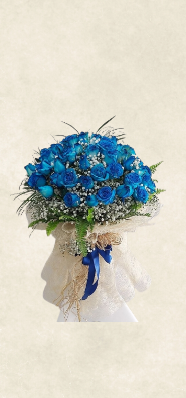 41 mavi gül buketi 41 mavi gül buketi