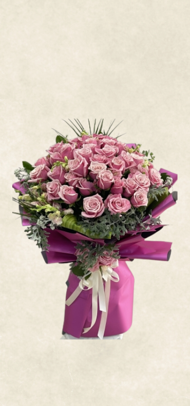 51 İthal pembe gül buketi 51 İthal pembe gül buketi