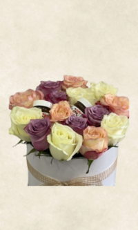 kutuda İthal güller ve nutella