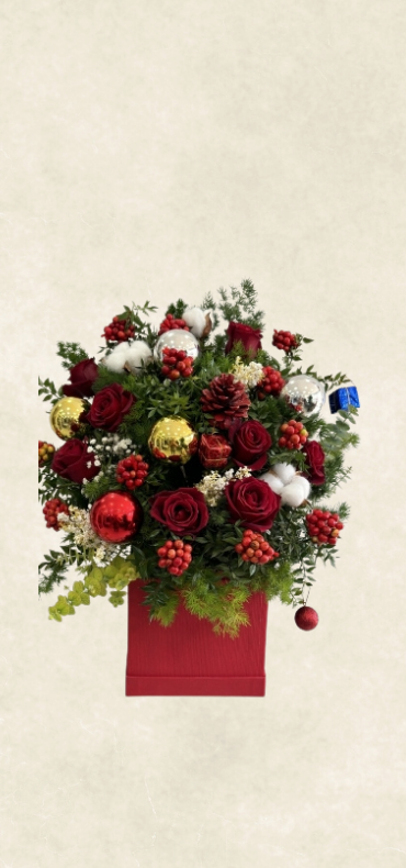 kutuda yılbaşı aranjmanı kutuda yılbaşı aranjmanı