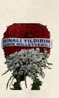 lüks kırmızı Özel Çelenk