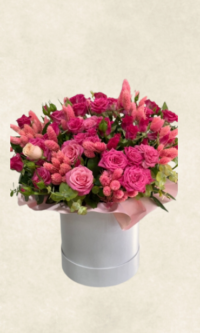 pembe Çardak gül tasarım aranjman