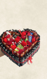 romantik kalp Çikolata kutusu
